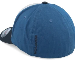 Full Stone Heather Grey/Deep Blue/Black Flexfit - Volcom
