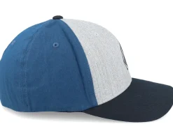 Full Stone Heather Grey/Deep Blue/Black Flexfit - Volcom