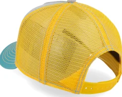Fun Grey/Turquoise/Yellow A-Frame Trucker - Stetson