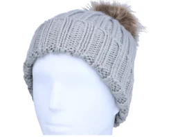 Fur Chunky Beanie Light Grey Pop - Beechfield