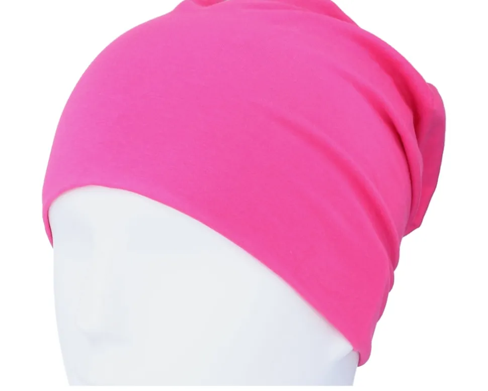 Fuschia Hemsedal Cotton Slouch Beanie - Beechfield