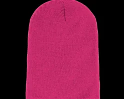 Fuschia Long Blank Beanie - Beechfield