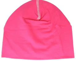 Fuschia/White Hemsedal Cotton Beanie - Beechfield