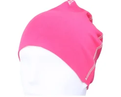 Fuschia/White Hemsedal Cotton Beanie - Beechfield