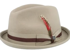 Gain Sand/Sand/Brown Fedora - Brixton