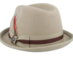 Gain Sand/Sand/Brown Fedora - Brixton