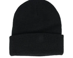 Galveston Waffle Knit Beanie Black Cuff - Brixton
