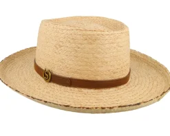 Gambler Raffia Beige Straw Hat - Stetson