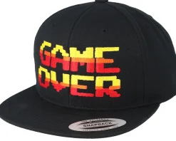 Game Over Black Snapback - Gamerz