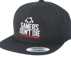Gamers Don't Die Black Snapback - Gamerz