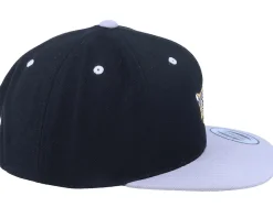 Gangster Cat Black/Silver Snapback - Iconic