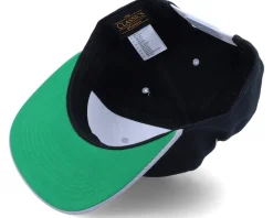 Gangster Cat Black/Silver Snapback - Iconic