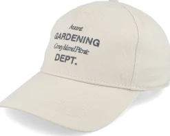 Gardening Deptcurved Brim Almond Milk Dad Cap - Coney Island Picnic