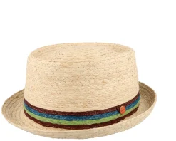 Gareth Raffia Beige Straw Hat - Mayser