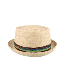 Gareth Raffia Beige Straw Hat - Mayser