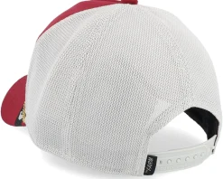 Garnet Rooster Velvet Jewel Tones Red A-Frame Trucker - Goorin Bros.