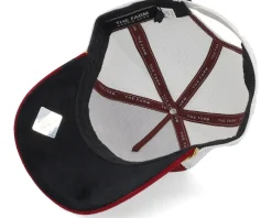 Garnet Rooster Velvet Jewel Tones Red A-Frame Trucker - Goorin Bros.