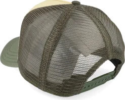 Gasoline Beige/Green Trucker - Stetson