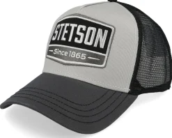 Gasoline Beige/Green Trucker - Stetson