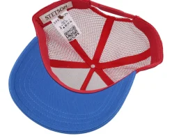 Gasoline White/Red/Royal Trucker - Stetson