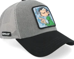 Gaston Grey/Black A-Frame Trucker - Capslab