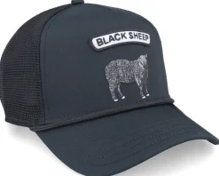 Gb2 Black Sheep The Rocker Relaxed Black A-Frame Trucker - Goorin Bros.
