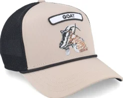 Gb2 Goat The Rocker Relaxed Khaki/Black Trucker - Goorin Bros.