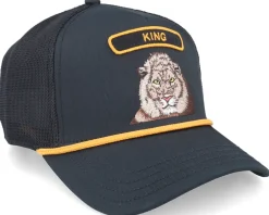 Gb2 Lion The Rocker Relaxed Black A-Frame Trucker - Goorin Bros.