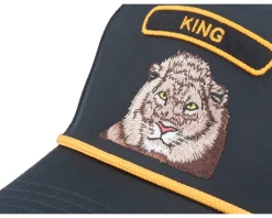 Gb2 Lion The Rocker Relaxed Black A-Frame Trucker - Goorin Bros.