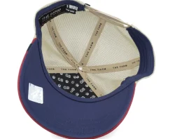 Gb2 Rooster The Rocker Relaxed Navy/Burgundy A-Frame Trucker - Goorin Bros.