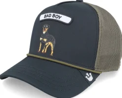 Gb2 Rooster The Rocker Relaxed Navy/Burgundy A-Frame Trucker - Goorin Bros.