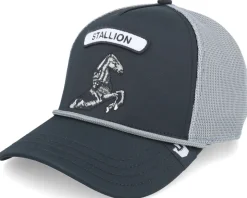 Gb2 Stallion The Rocker Relaxed Black/Grey A-Frame Trucker - Goorin Bros.
