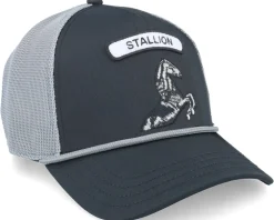 Gb2 Stallion The Rocker Relaxed Black/Grey A-Frame Trucker - Goorin Bros.