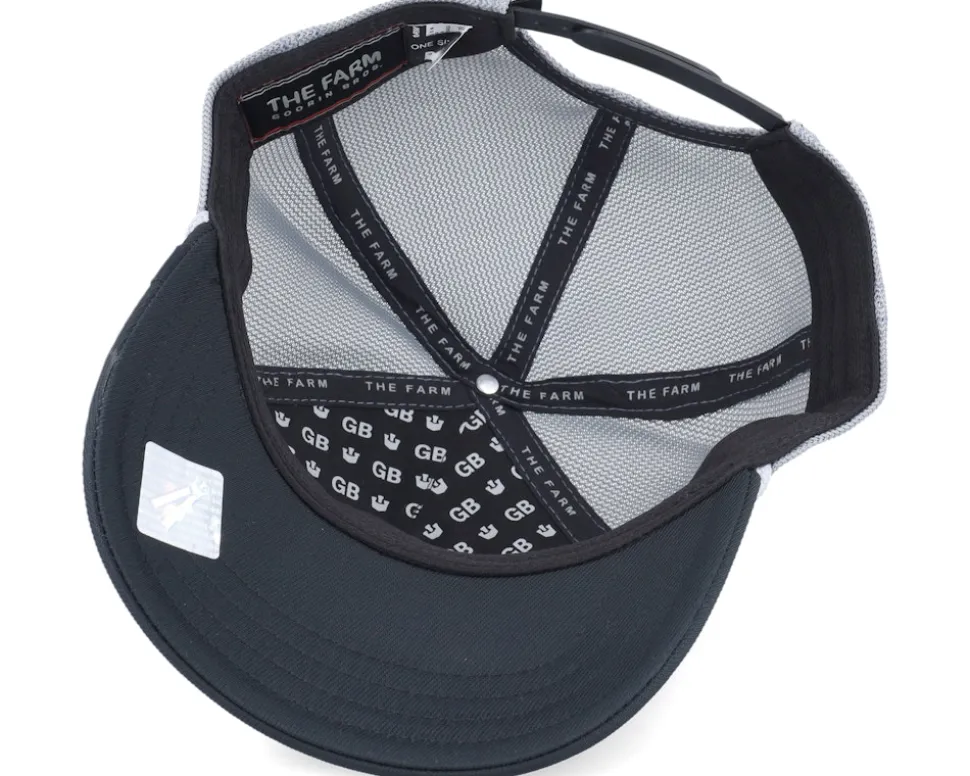 Gb2 Wolf The Rocker Relaxed Black/Grey A-Frame Trucker - Goorin Bros.