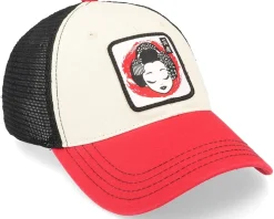 Geisha 111 Tri Stone/Black/Red Trucker - Yapan