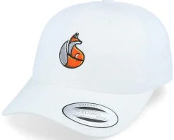 Geometric Logo White Curved Adjustable - Iconic