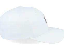 Geometric Logo White Curved Adjustable - Iconic