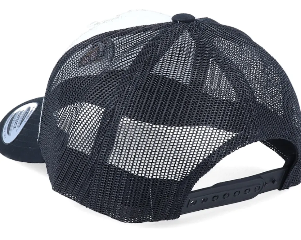 Geometric Fox Logo White/Black Trucker - Iconic