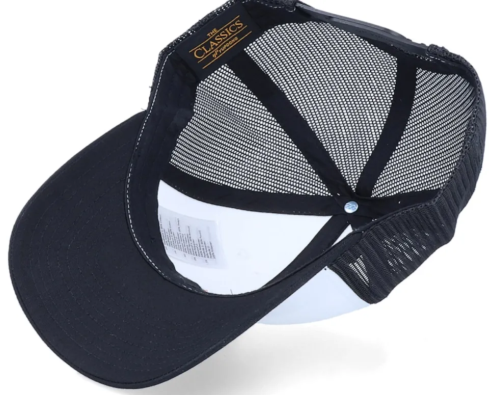 Geometric Fox Logo White/Black Trucker - Iconic