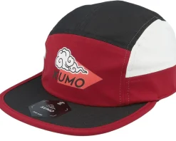 Geometric Logo Cloudfit Red/Black/White 5-panel - Kumo