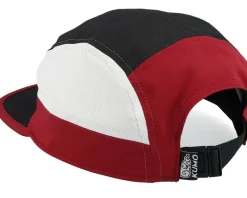 Geometric Logo Cloudfit Red/Black/White 5-panel - Kumo