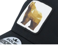 Geometry Bear Patch Black Trucker - Iconic