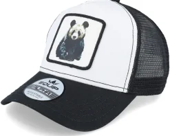 Geometry Panda Patch White/Black Trucker - Iconic