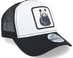 Geometry Panda Patch White/Black Trucker - Iconic