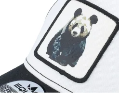 Geometry Panda Patch White/Black Trucker - Iconic