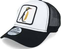 Geometry Penguin Patch White/Black Trucker - Iconic