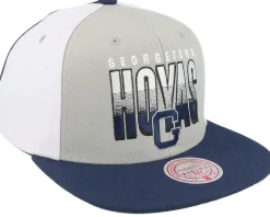 Georgetown Hoyas Billboard 2 Grey/Blue Snapback - Mitchell & Ness