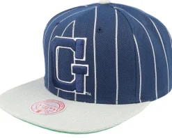 Georgetown Hoyas Team Pin Navy Snapback - Mitchell & Ness