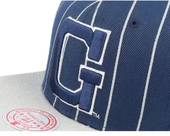 Georgetown Hoyas Team Pin Navy Snapback - Mitchell & Ness