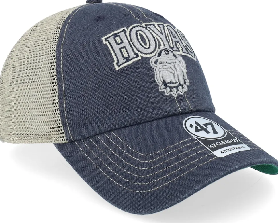 Georgetown Hoyas Tuscaloosa Clean Up Cap V. Navy Trucker - 47 Brand